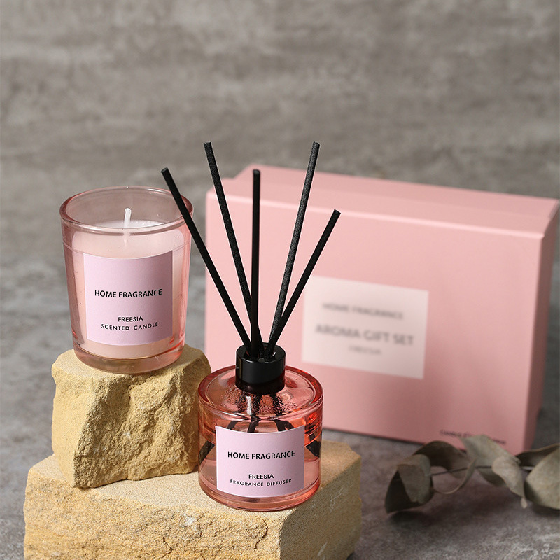 Home Fragrance Reed Diffuser - Подарочный набор: диффузор с ротанговыми палочками