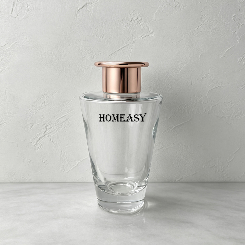 Home Fragrance Reed Diffuser - Стеклянная бутылка для диффузора с крышкой,